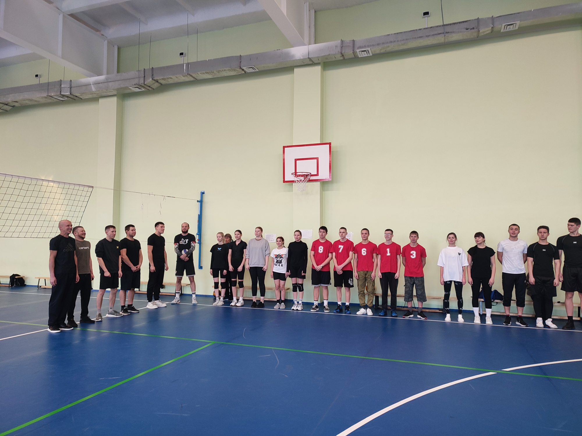 Рождественские игры по волейболу.